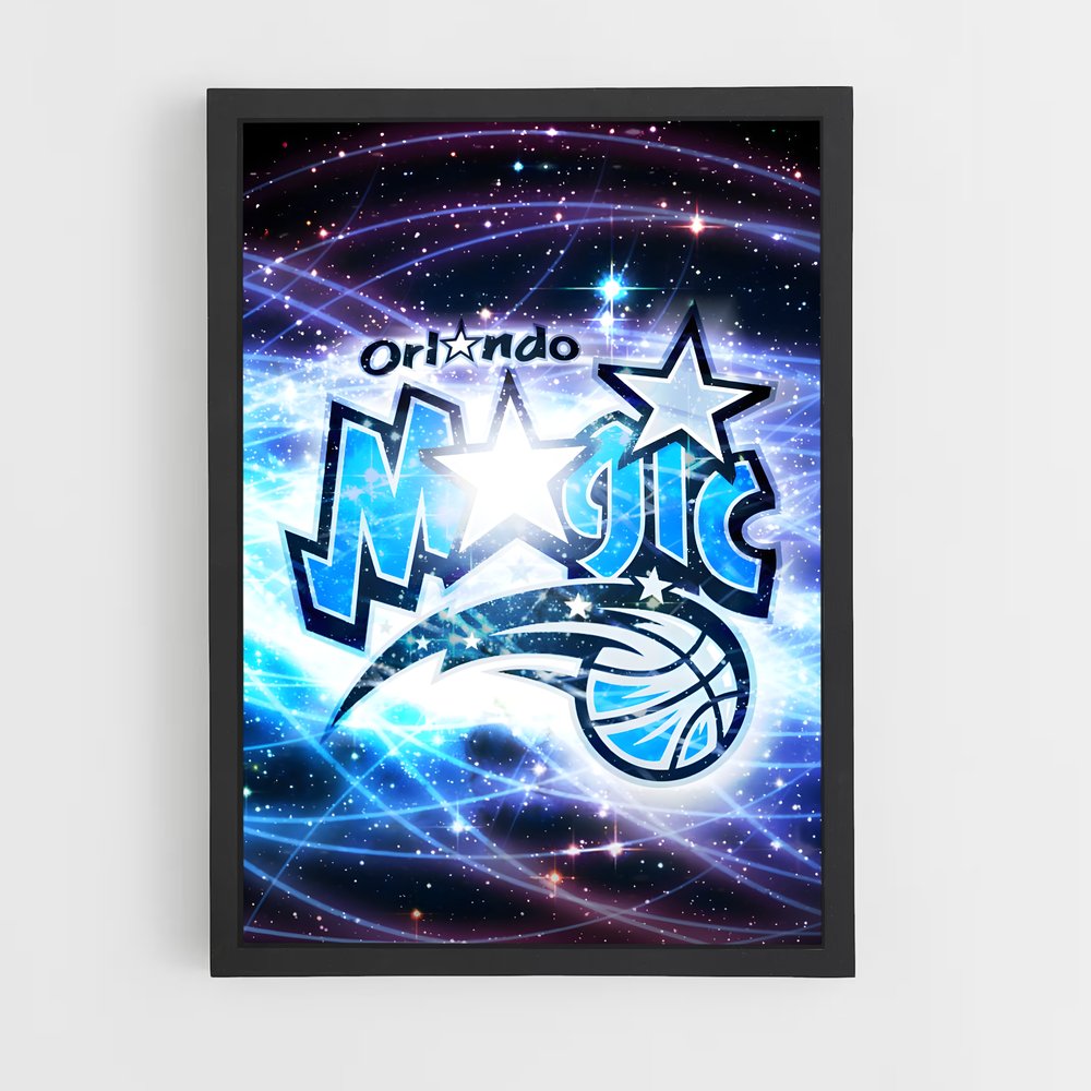 Poster Magic in Orlando – affiche Basketball (vue 2)